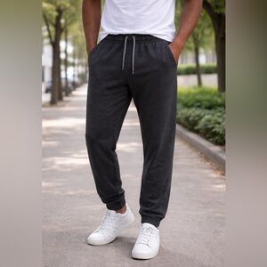 Uniqlo Pile Fleece Lined Sweatpants
Mens Medium Charcoal Sherpa Jogger
Heattech